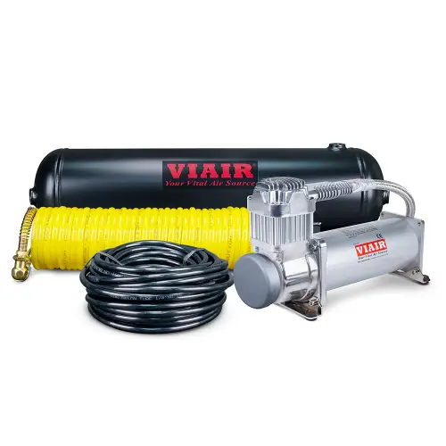 VIAIR - 10007 | VIAIR Constant Duty Onboard Air Compressor System 12 Volt | 150 PSI, Includes 2.5 Gallon Air Tank