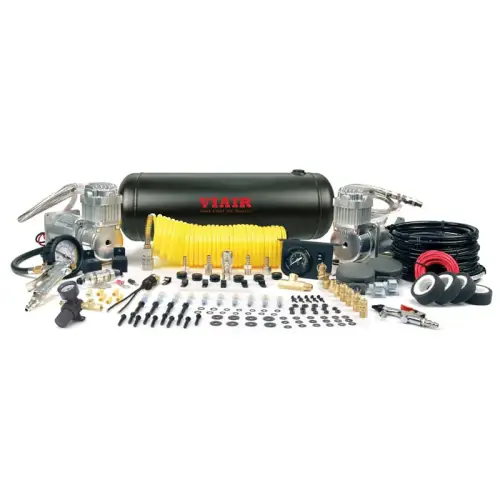 VIAIR - 10008 | VIAIR Super Heavy Duty Onboard Air Compressor System 12 Volt | 150 PSI, Includes 2.0 Gallon Air Tank