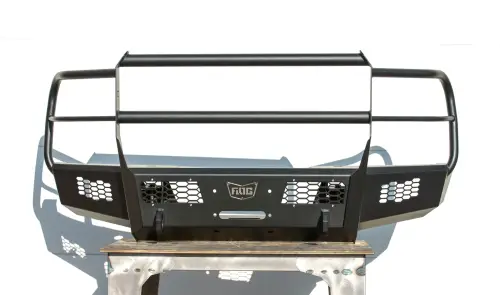 Flog Industries - FIFSW-F2555-1719F-FG | Frontier Series Full Guard Model Front Bumper Winch Compatible (2017-2019 F250, F350 Super Duty)