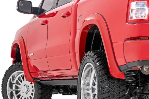 Rough Country - S-D10914-PUW | Rough Country Sport Fender Flares Ram 1500 2WD/4WD (2019-2024) | Walnut Brown