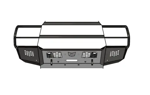 Flog Industries - FIFSW-D2535-1018F-FG  | Frontier Series Full Guard Model Front Bumper Winch Compatible (2010-2018 Ram 2500, 3500)