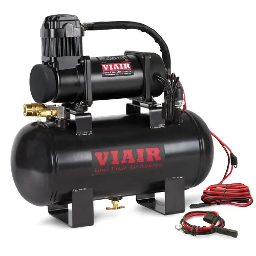 VIAIR - 20004 | VIAIR 120 PSI Plug N Play Air Source Compressor Kit 12 Volt | Includes 1.5 Gallon Air Tank