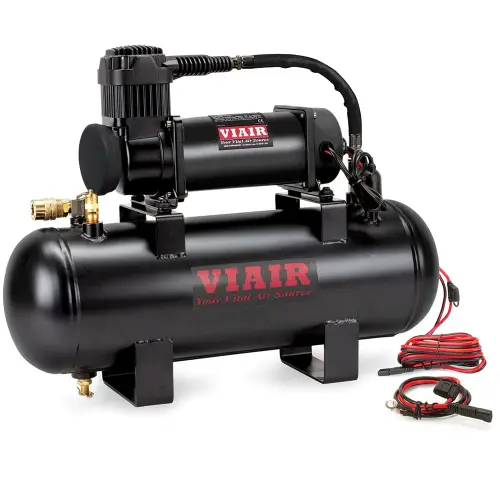 VIAIR - 20006 | VIAIR 150 PSI Plug N Play Air Source Compressor Kit 12 Volt | Includes 2.0 Gallon Air Tank