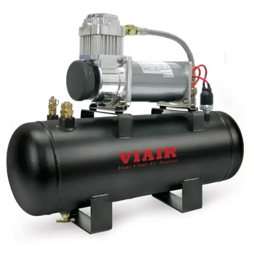 VIAIR - 20007 | VIAIR 200 PSI Air Source Compressor Kit 12 Volt | Includes 2.0 Gallon Air Tank