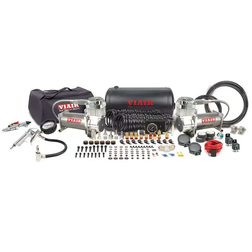 VIAIR - 50009 | VIAIR Mobile Playground Onboard Air Compressor System 12 Volt | 200 PSI, Includes 1.5 Gallon Air Tank