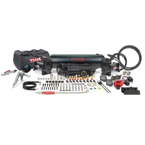 VIAIR - 50013 | VIAIR Road Warrior Onboard Air Compressor System 12 Volt | 200 PSI, Includes 2.5 Gallon Air Tank