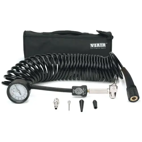 VIAIR - 00026 | VIAIR 5 In 1 Inflator / Deflator Coil Hose | 0-150 PSI, No Storage Bag