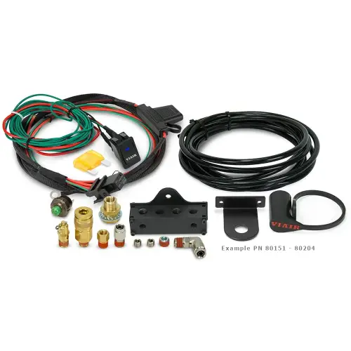 VIAIR - 80151 | VIAIR Single VMS Hookup Kit | 150 PSI, 1/4 Inch & 1/8 Inch NPT Ports