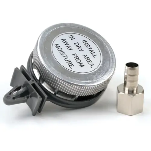 VIAIR - 92631 | VIAIR Remote Mount Air Filter | Metal Material, 1/4" NPT X 3/8" Airline, Silver