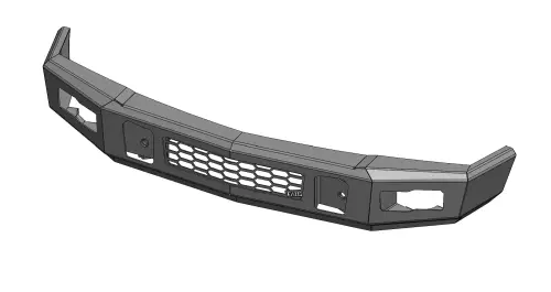 Flog Industries - FISDM-G1535-8898F | Flog Steel Demon Series Base Front Bumper (1988-1998 K1500, K2500, K3500 Pickup)