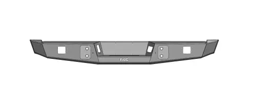 Flog Industries - FISDM-C1535-8898R | Flog Steel Demon Series Base Rear Bumper (1988-1998 K1500, K2500, K3500 Pickup)