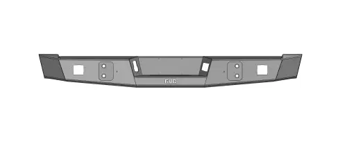 Flog Industries - FIDSM-D2535-8193R | Flog Steel Demon Series Base Rear  Bumper (1981-1993 Ram 2500, 3500 Pickup)