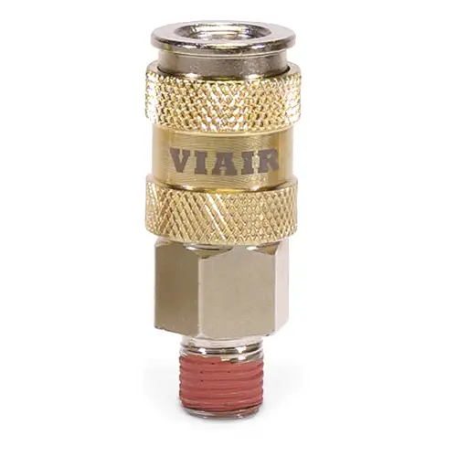 VIAIR - 92873 | VIAIR High Flow Automatic Quick Connect Coupler | 1/4" (M), With VIAIR Logo