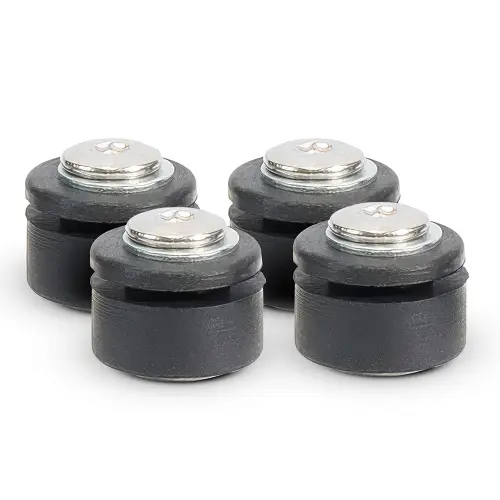 VIAIR - 96003-B | VIAIR Improved Compressor Vibration Isolators In Black For C Models And Dual Packs | Set of 4, For Series 420/460/444/480