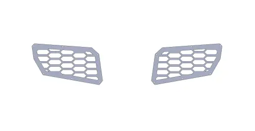 Flog Industries - FISD-MSPKTCV | Flog Standard Front Bumper Mesh Pocket Covers Pod Pcoket (Steel Demon Series ONLY)