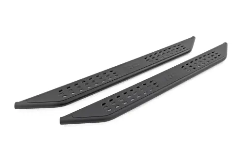 Rough Country - 14011 | Rough Country OV2 Running Boards Side Step Bars For Crew Cab Ford F-150 (2015-2024)