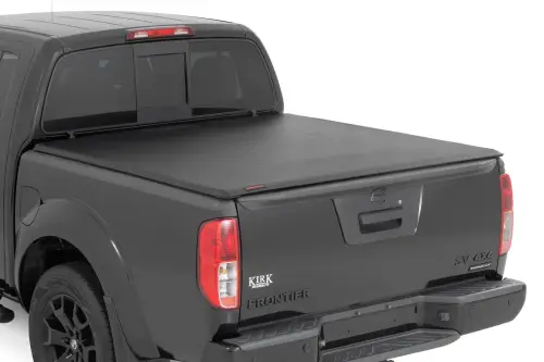 Rough Country - 42805500 | Rough Country Soft Roll Up Bed Cover For Nissan Frontier (2005-2021) | 5' Bed