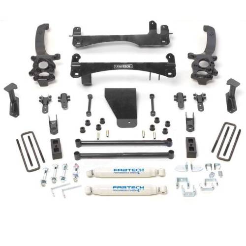 Fabtech Motorsports - FTSK6003 | Fabtech 6 Inch Lift System For Nissan Frontier 4WD (2005-2015)