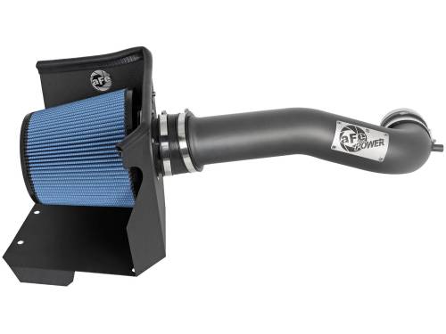 aFe Power - 54-12332-GR | AFE Power Magnum Force Stage-2 Cold Air Intake System w/ Pro 5R Filter Gray 2014-2019 Silverado, Sierra 1500, 2015-2020 Suburban, Tahoe, Yukon V8-5.3L/6.2L