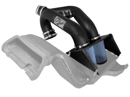 aFe Power - 54-12642-1B | AFE Power Magnum Force Stage-2 Cold Air Intake System w/ Pro 5R Filter 2015-2024 F150 Pickup V6-2.7L (tt), 2015-2016 F150 Pickup V6-3.5L (tt)