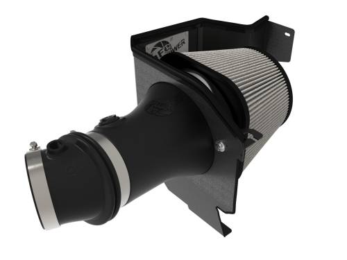 aFe Power - 54-12852D | AFE Power Magnum Force Stage-2XP Cold Air Intake System w/ Pro DRY S Filter 2017-2023 Challenger, Charger SRT Hellcat V8-6.2L (sc) HEMI