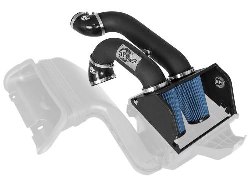 aFe Power - 54-22642-B | AFE Power Magnum Force Stage-2 Cold Air Intake System w/ Pro 5R Filter 2015-2024 F150 Pickup V6-2.7L (tt), 2015-2016 F150 Pickup V6-3.5L (tt)