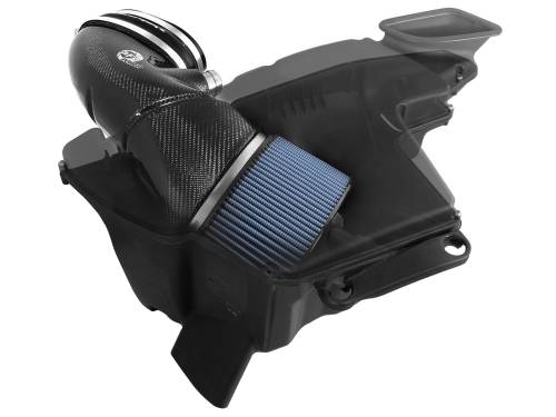 aFe Power - 54-31662-C | AFE Power Black Series Stage-2 Carbon Fiber Cold Air Intake System w/ Pro 5R Filter 2008-2013 M3 (E90/92/93) V8-4.0L S65