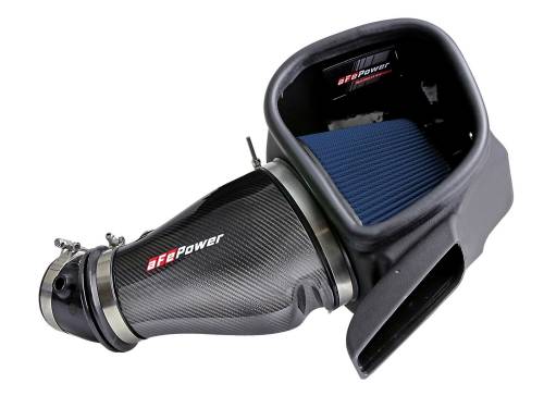 aFe Power - 57-10002R | AFE Power Track Series Stage-2 Carbon Fiber Intake System w/ Pro 5R Filter 2018 Grand Cherokee Trackhawk WK2 V8-6.2L (sc)