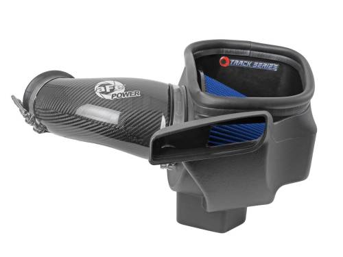 aFe Power - 57-10014R | AFE Power Track Series Stage-2 Carbon Fiber Intake System w/ Pro 5R Filter 2012-2021 Grand Cherokee WK2, 2018-2024 Durango SRT V8-6.4L HEMI