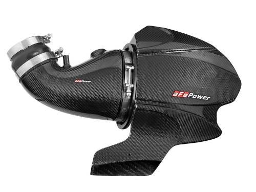 aFe Power - 58-10001D | AFE Power Black Series Carbon Fiber Cold Air Intake System w/ Pro DRY S Filter 2012-2021 Grand Cherokee WK2 V8-6.4L HEMI