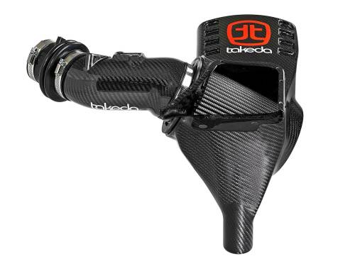 aFe Power - 58-10002D | AFE Power Black Series Carbon Fiber Cold Air Intake System w/ Pro DRY S Filter 2017-2021 Civic Type R L4-2.0L (t)