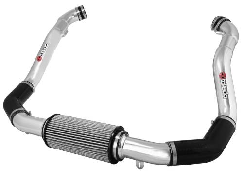 aFe Power - TA-3016P | Takeda Stage-2 Cold Air Intake System w/ Pro DRY S Filter Polished 2008-2013 G37, 2014-2015 Q60 V6-3.7L (VQ37VHR)