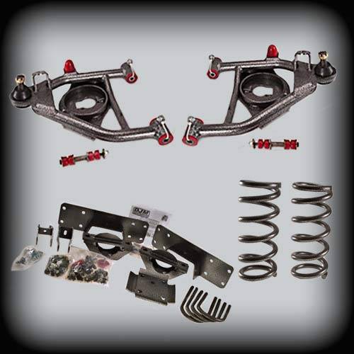 DJM Suspension - DJM2555-46 | DJM Suspension 4 Inch Front / 6 Inch Rear Lowering Kit (1988-1998 C1500 Pickup 2WD)