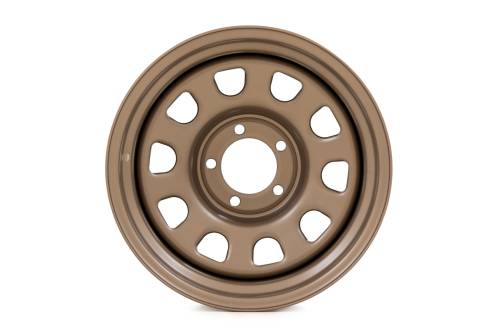 Rough Country - RC158545B | Rough Country Steel Wheel Bronze | 15x8 | 5x4.5 | 3.30 Bore | -19mm