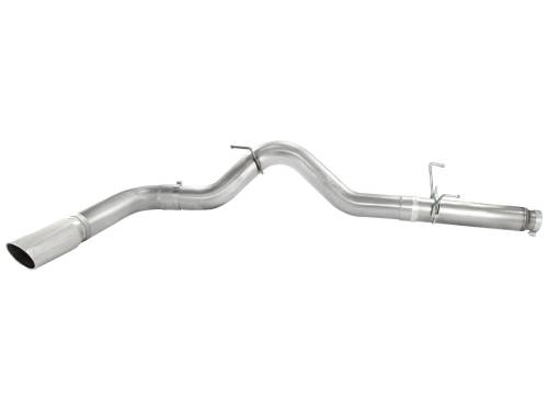 aFe Power - 49-02016-P | AFE Power ATLAS 5 IN Aluminized Steel DPF-Back Exhaust System w/Polished Tip (2007-2012 Ram 2500, 3500 Pickup L6-6.7L td)