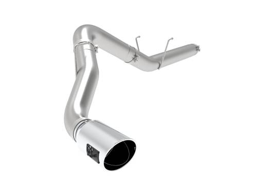 aFe Power - 49-02075-P | AFE Power ATLAS 5 IN Aluminized Steel DPF-Back Exhaust System w/Polished Tip (2019-2024 Ram 2500, 3500 Pickup L6-6.7L td)