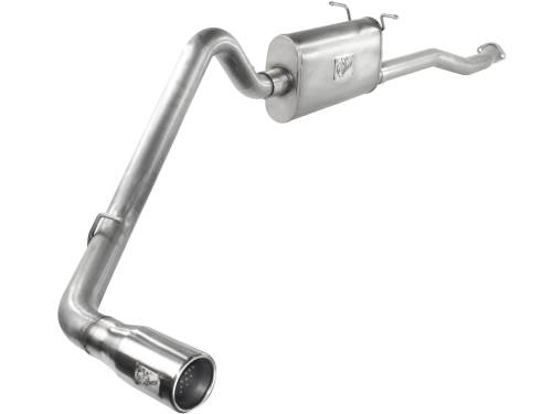 aFe Power - 49-03042-1 | AFE Power ATLAS 2-1/2 IN Aluminized Steel Cat-Back Exhaust System w/ Muffler & Polish Tip (1998-2012 Ranger V6-4.0/3.0L & L4-2.5/2.3L)