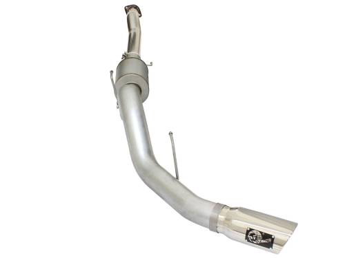 aFe Power - 49-03069-P | AFE Power ATLAS 4 IN Aluminized Steel Cat-Back Exhaust System w/ Muffler & Polished Tip (2015-2019 F150 Pickup V6-2.7L/3.5L tt)