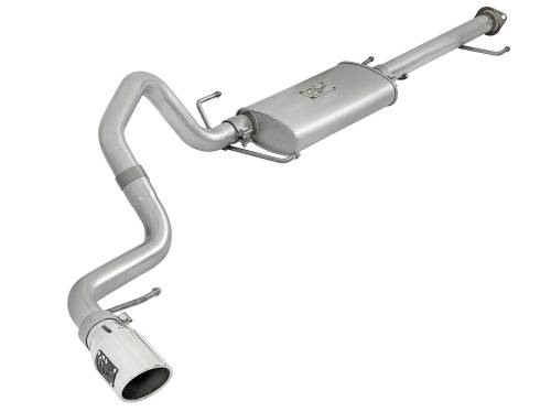 aFe Power - 49-06039-P | AFE Power Scorpion 2-1/2 IN Aluminized Steel Cat-Back Exhaust System w/ Polished Tip (2007-2018 FJ Cruiser V6-4.0L)