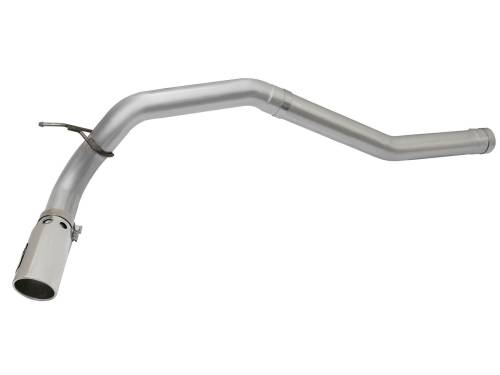 aFe Power - 49-06113-P | AFE Power ATLAS 4 IN Aluminized Steel DPF-Back Exhaust System w/ Polished Tip (2016-2019 Titan XD V8-5.0L td)