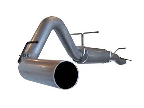 aFe Power - 49-13003 | AFE Power Large Bore-HD 4 IN 409 Stainless Steel Cat-Back Exhaust System w/o Tip (2003-2007 F250, F350 Super Duty V8-6.0L td)