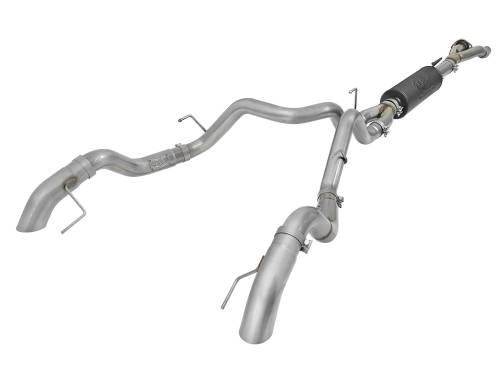 aFe Power - 49-33095 | AFE Power MACH Force-Xp 3 IN 304 Stainless Cat-Back Hi-Tuck Exhaust System (2017-2019 F150 Pickup V6-3.5L tt)