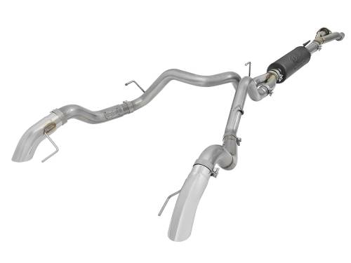 aFe Power - 49-33095-P | AFE Power MACH Force-Xp 3 IN 304 Stainless Cat-Back Hi-Tuck Exhaust System w/ Polished Tip (2017-2019 F150 Pickup V6-3.5L tt)