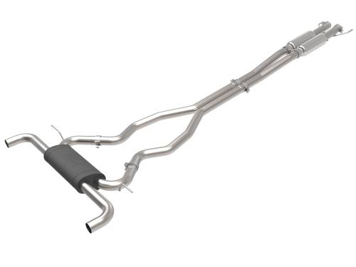 aFe Power - 49-33133 | AFE Power Vulcan Series 2-1/2 IN 304 Stainless Steel Cat-Back Exhaust System (2019-2023 Edge ST V6-2.7L tt)