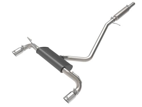 aFe Power - 49-33142-P | AFE Power Vulcan Series 2-1/2 IN 304 Stainless Steel Cat-Back Exhaust System Polished (2021-2024 Bronco Sport L3-1.5L t/L4-2.0L t)