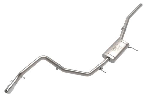 aFe Power - 49-33145-P | AFE Power Vulcan Series 2-1/2 IN 304 Stainless Steel Cat-Back Exhaust w/ Polished Tip (2022-2024 Maverick L4-2.0L t)