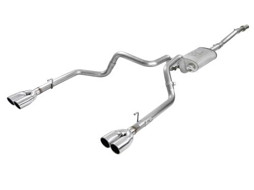 aFe Power - 49-34104-P | AFE Power Vulcan Series 304 Stainless Steel Cat-Back Exhaust System w/ Polished Tip (2019-2024 Silverado, Sierra 1500 V6-4.3L/V8-5.3L)