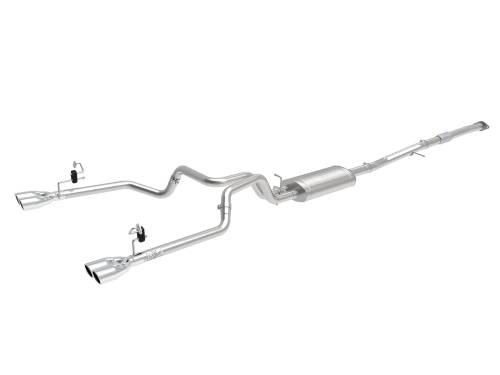 aFe Power - 49-34110-P | AFE Power Vulcan Series 304 Stainless Steel Cat-Back Exhaust System w/ Polished Tip (2019-2024 Silverado, Sierra 1500 L4-2.7L t)