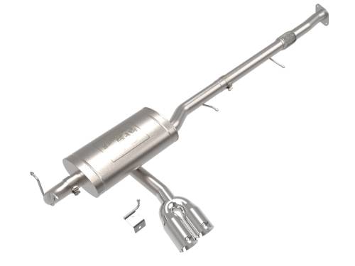 aFe Power - 49-34142-P | AFE Power Rebel Series 3 IN 304 Stainless Steel Cat-Back Exhaust System w/Polished Tip (2023-2024 Colorado L4-2.7L t)