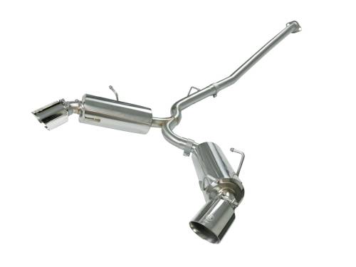 aFe Power - 49-36023-1P | AFE Power Takeda 2-1/2 IN 304 Stainless Steel Cat-Back Exhaust System w/Polished Tip (2013-2024 86 H4-2.0L)